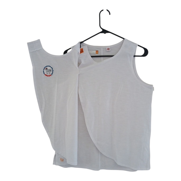 ULEX Women Adaptive Open MagnaReady White Tank Top white Magnetic Clousure Sz M - Picture 6 of 11